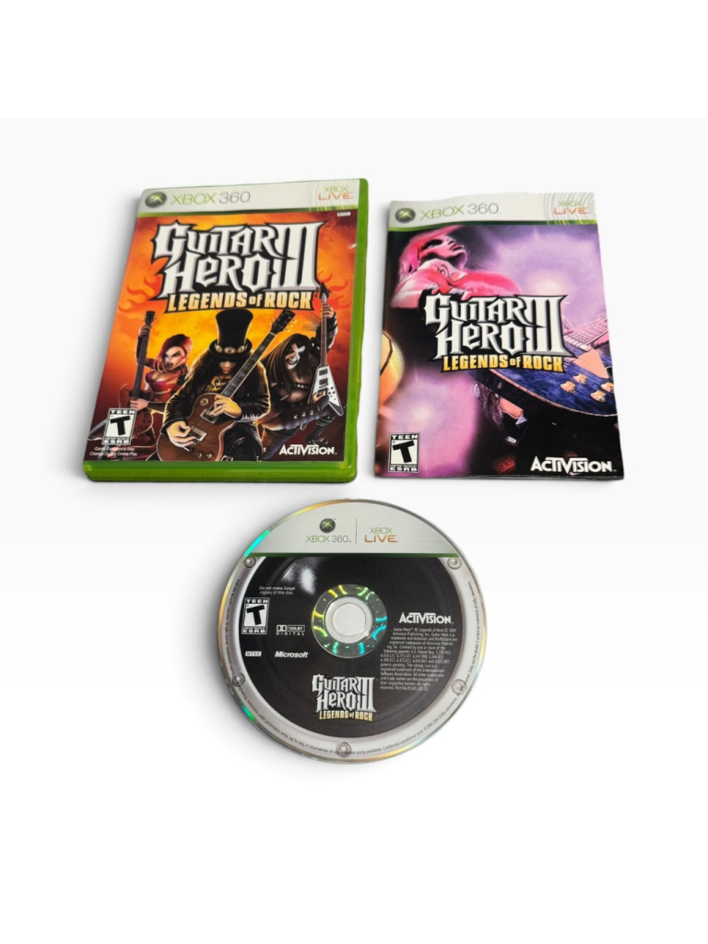 Activision Guitar Hero III Legends of Rock Video Game for Xbox 360